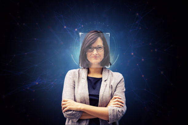 人脸识别技术。图片下载