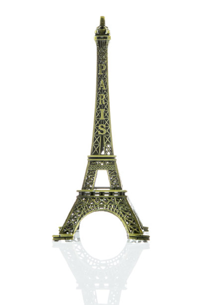 孤立的小埃菲尔铁塔图片下载