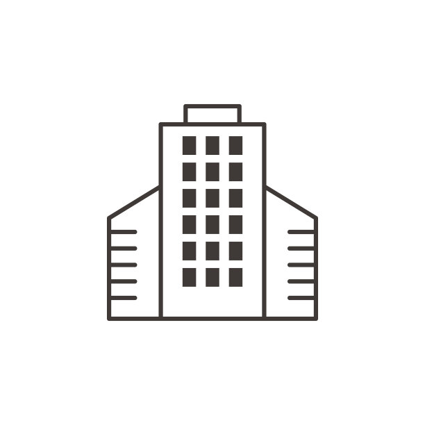 建筑，轮廓，图标 - 建筑矢量图标图片下载