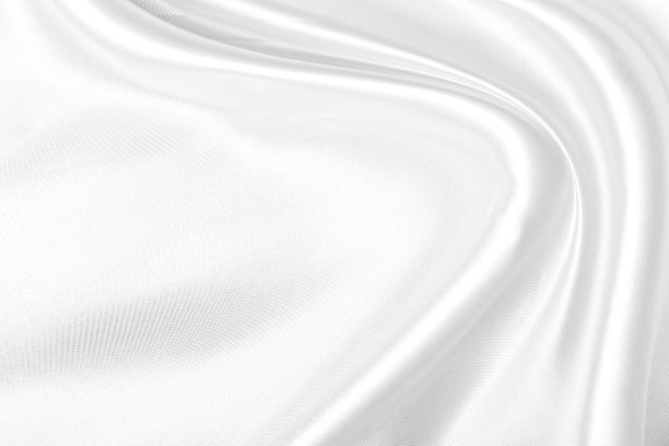 白色真丝面料纹理背景，波浪缎图片下载