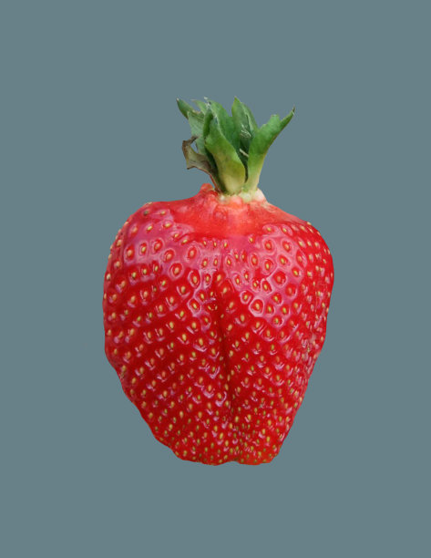 红色的成熟草莓图片下载