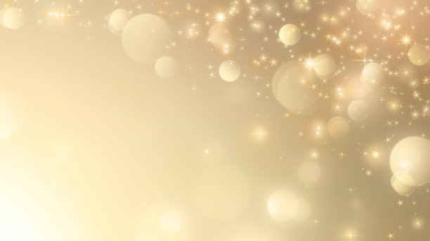 优雅的金色散景背景素材图片