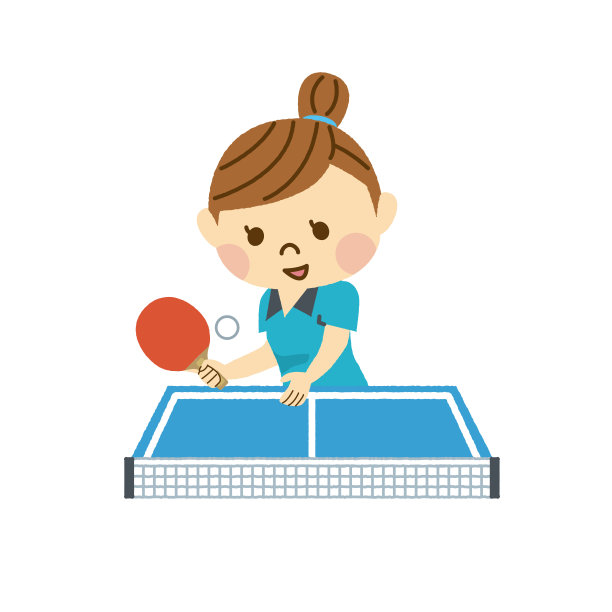 乒乓球女图片下载