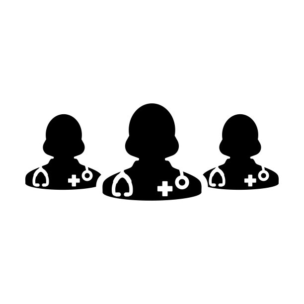 健康咨询图标矢量组女医生的个人档案头像为医疗保健的象形文字图片下载