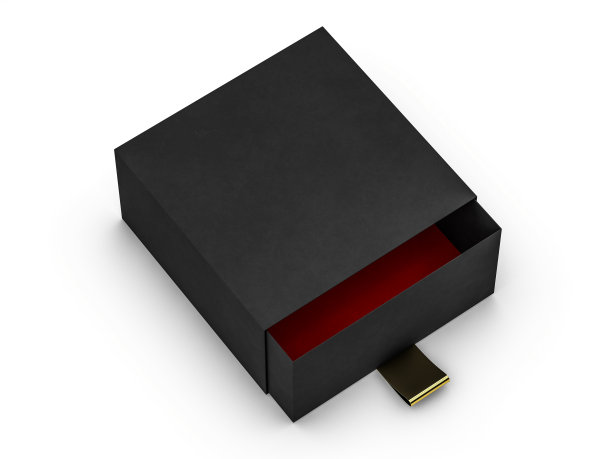 黑盒模拟孤立的白色背景。3 d图片下载