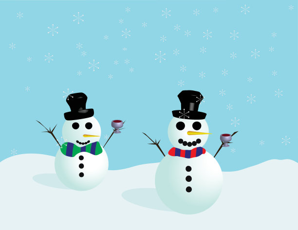 雪人欢呼图片下载