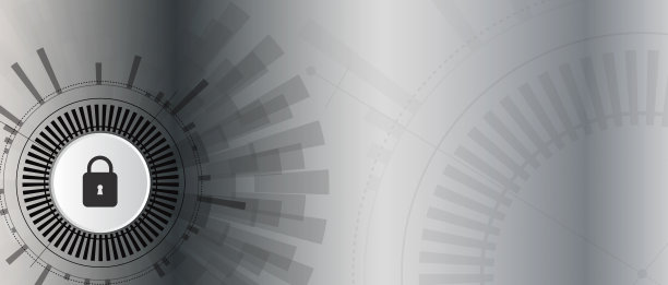 以互联网数字安全技术概念为商业背景。锁定电路板图片下载
