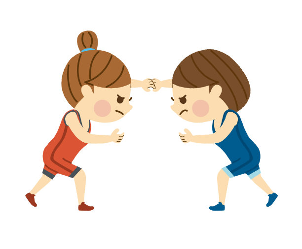 摔跤的女人图片下载