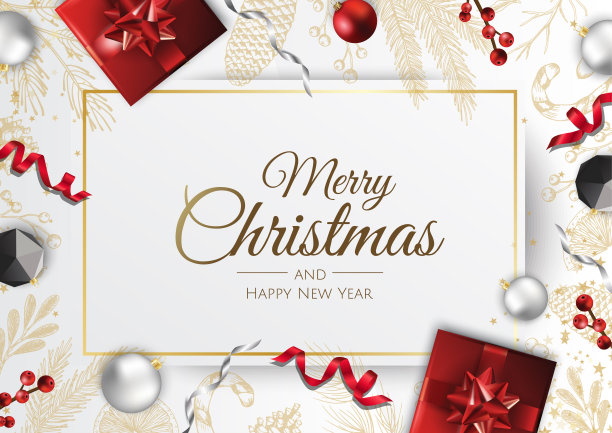 圣诞节向量背景。圣诞特卖，节日网络横幅。图片下载