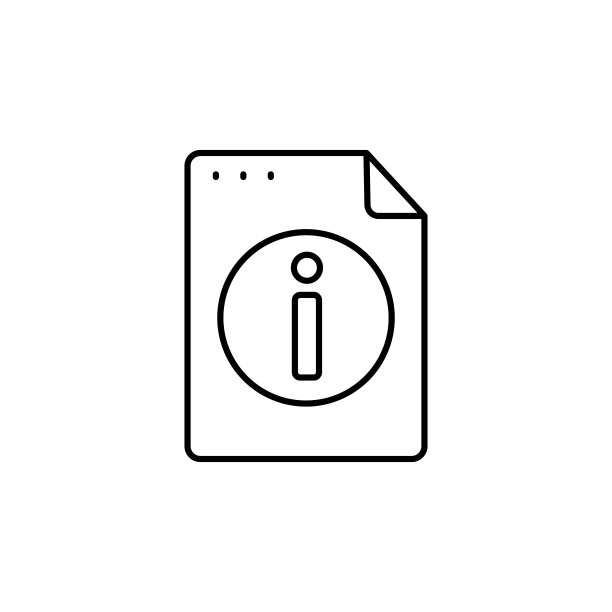 文件、文档、信息图标。用于UI和UX、网站或移动应用的简单线条轮廓矢量图标图片下载