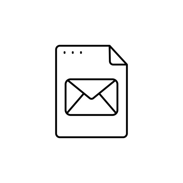 文件、文档、邮件图标。用于UI和UX、网站或移动应用程序的简单线条、轮廓矢量图标图片下载