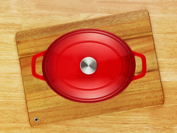 煎锅俯视图。孤立在白色图片下载