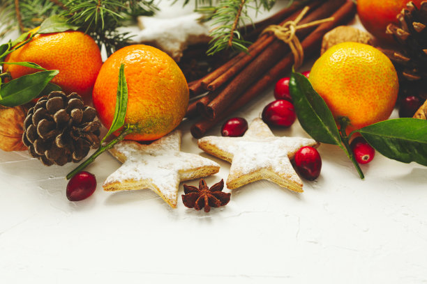 圣诞节装饰和礼物图片下载