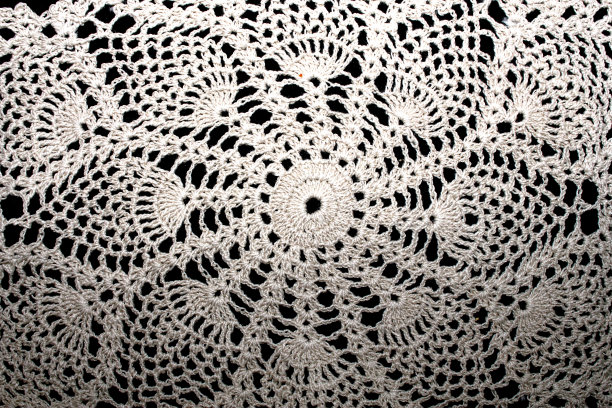 漂亮的复古维多利亚蕾丝黑色背景图片下载