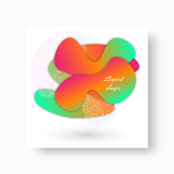 正方形背景上的几何形状图片下载