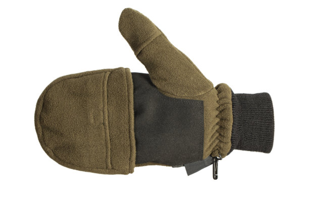 男子冬季手套，白色背景，孤立。文件包含裁剪路径。图片下载