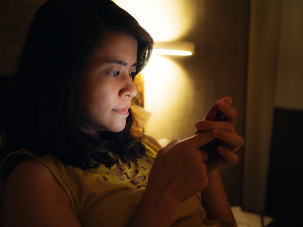 用智能手机上网。图片下载