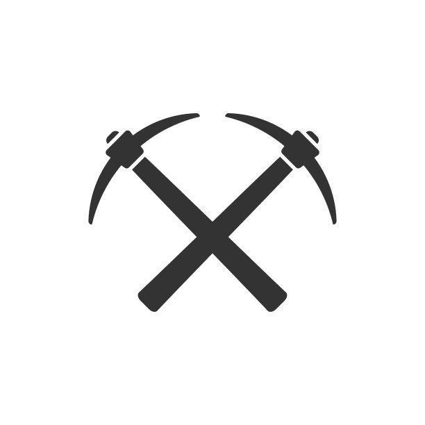 斧头图标在平面风格。伐木工矢量插图在白色孤立的背景。叶片的业务概念。图片下载