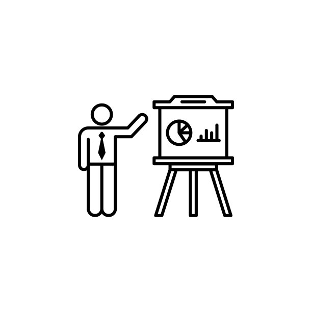 会议、员工、培训图标。团队协作元素的移动概念和web应用插图。细线图标用于网站设计和开发，应用程序开发图片下载