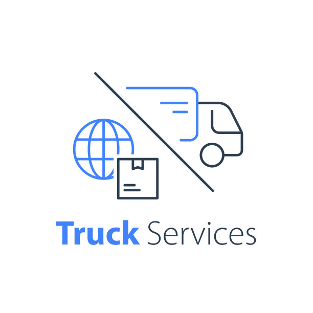 卡车配送，运输公司，配送服务，物流解决方案图片下载
