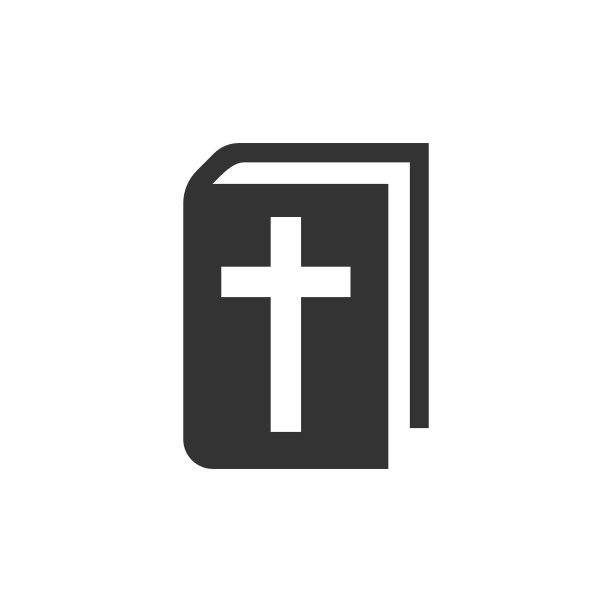 圣经书的图标在平面风格。教堂信仰矢量插图在白色孤立的背景。灵性的业务概念。图片下载