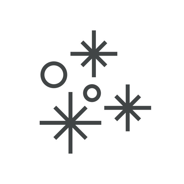 行图标雪花图片下载