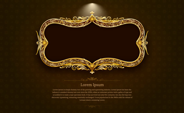 金框边界图片金泰国艺术图片下载