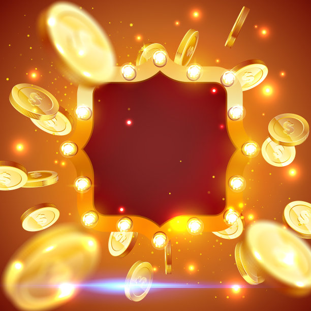 矢量插图的金币爆炸图片下载