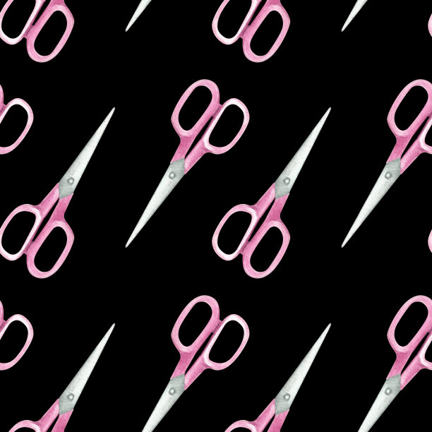 水彩刺绣图案图片下载