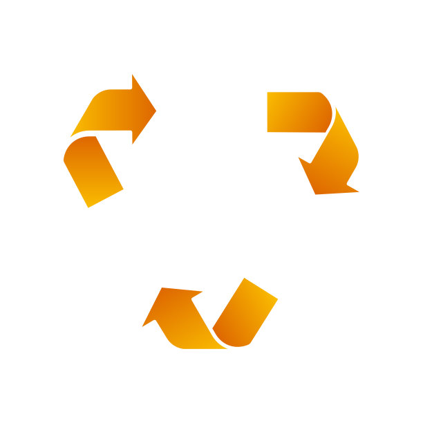 3步三角形模板插图/空白，设计空间(循环，生态等)图片下载