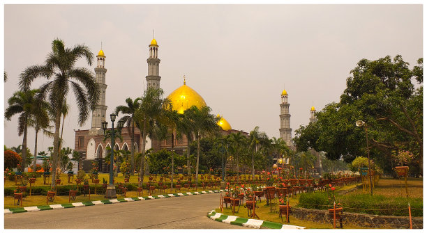 金色穹顶清真寺图片下载