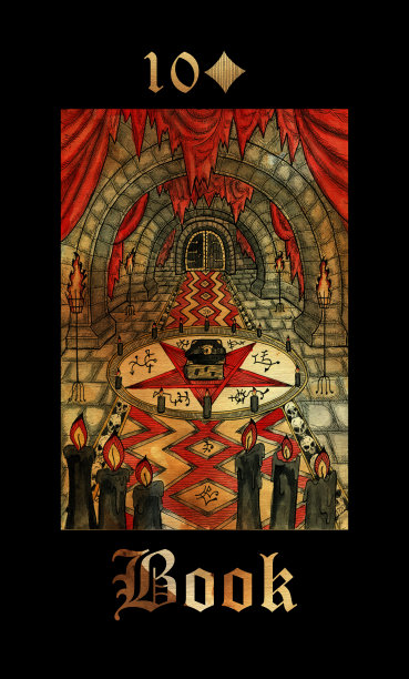 书。莱诺芒神谕牌套哥特神秘。图片下载