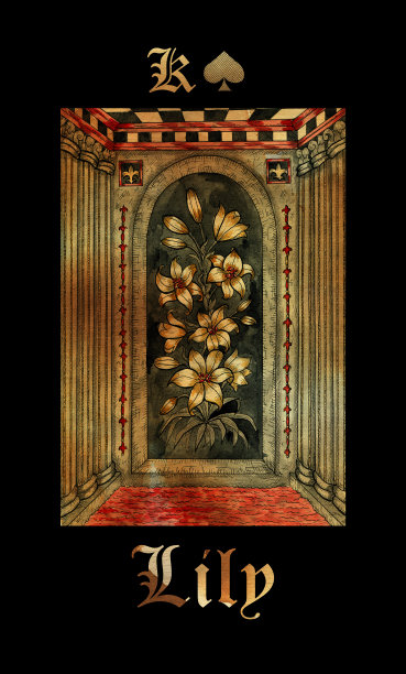 莉莉。莱诺芒神谕牌套哥特神秘。图片下载