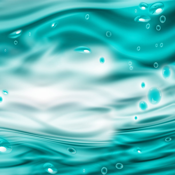 背景水和波浪与复制空间图片下载