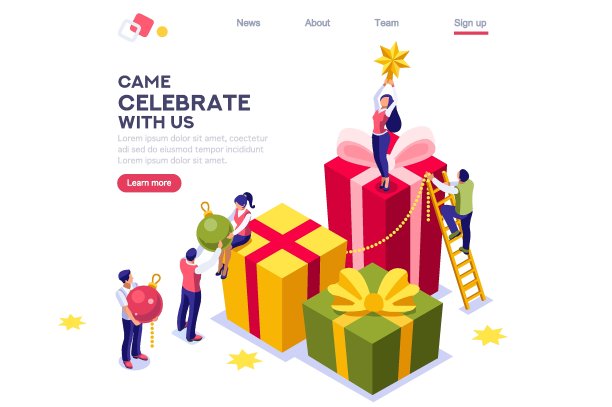 杉木网站冬季装饰图片下载