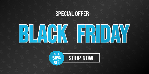 黑色星期五销售-卡与背景。向量。图片下载