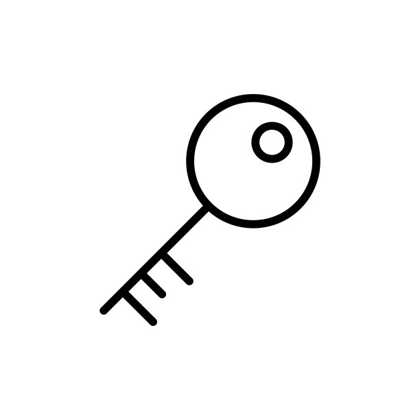 简单的按键线路图标。图片下载