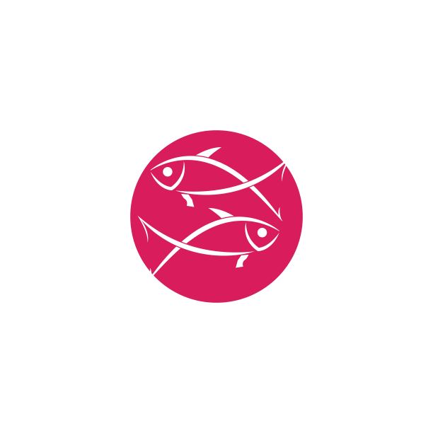 鱼图标矢量插图设计图片下载