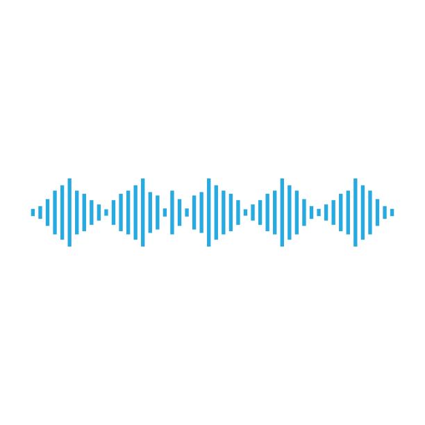 声波矢量图标插图图片下载