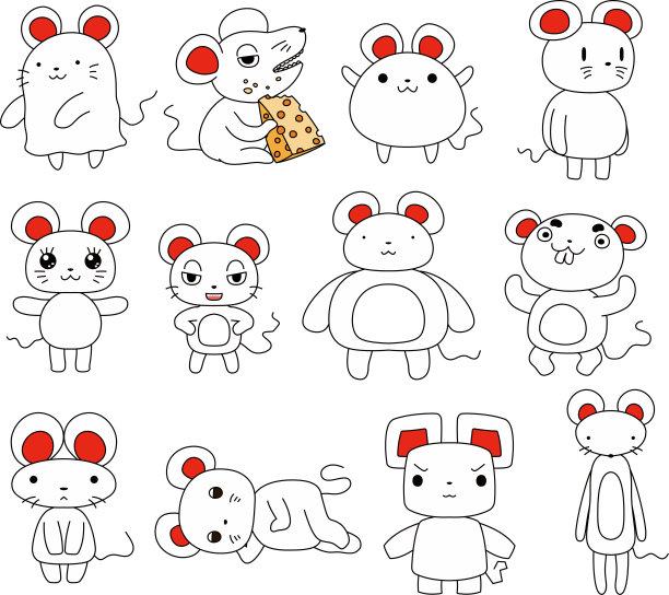 各种白鼠集性状图片下载