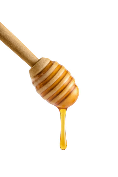 白色背景上的蜂蜜图片下载