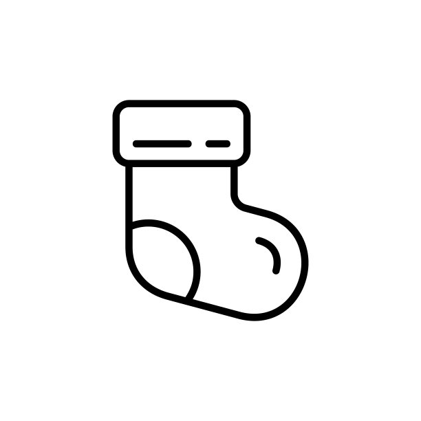 圣诞袜的图标图片下载