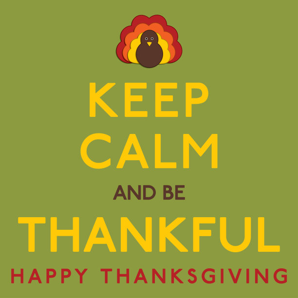 Thaksgiving Keep Calm矢量格式卡片。图片下载