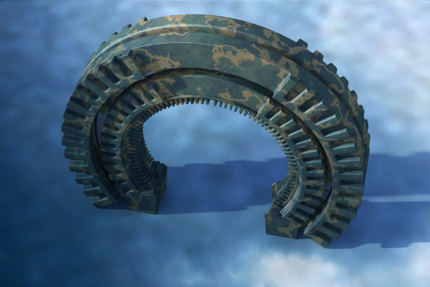 太空门进入其他世界3d渲染图片下载