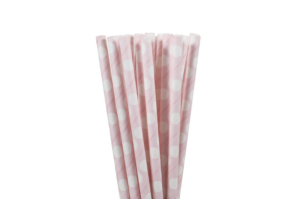 粉红色的纸吸管图片下载