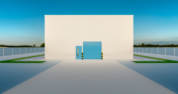 工厂及卷帘门图片下载