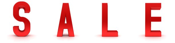 销售红色3d文本渲染图形孤立的白色背景图片下载