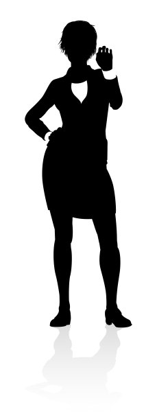 商务人士剪影图片下载