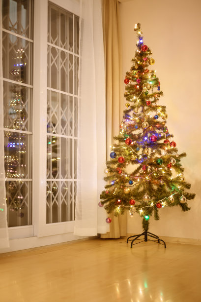 室内圣诞-魔法发光树图片下载