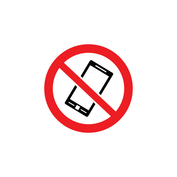 不允许电话符号-黑色电话图标里面划掉了红色圆圈图片下载